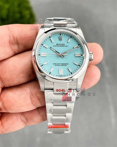 Rolex oyster perpetual 36 blue dial